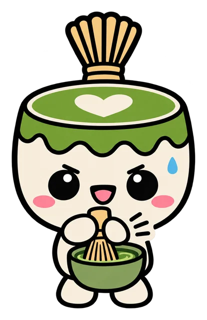 Matchan whisking